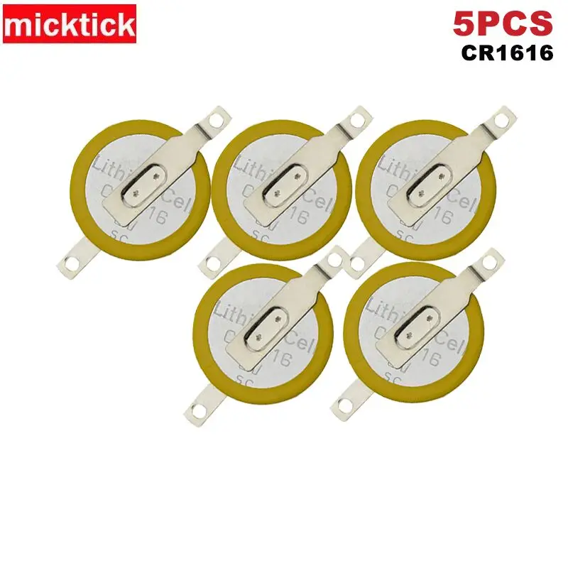 5/10/20pcs CR1616 battery 3V 80mAh soldering Welding lithium coin cell batteries with Tabs 2 Pins Watch Accessories Batteria
5/10/20pcs CR1616 battery 3V 80mAh soldering Welding lithium coin cell batteries with Tabs 2 Pins Watch Accessories Batteria