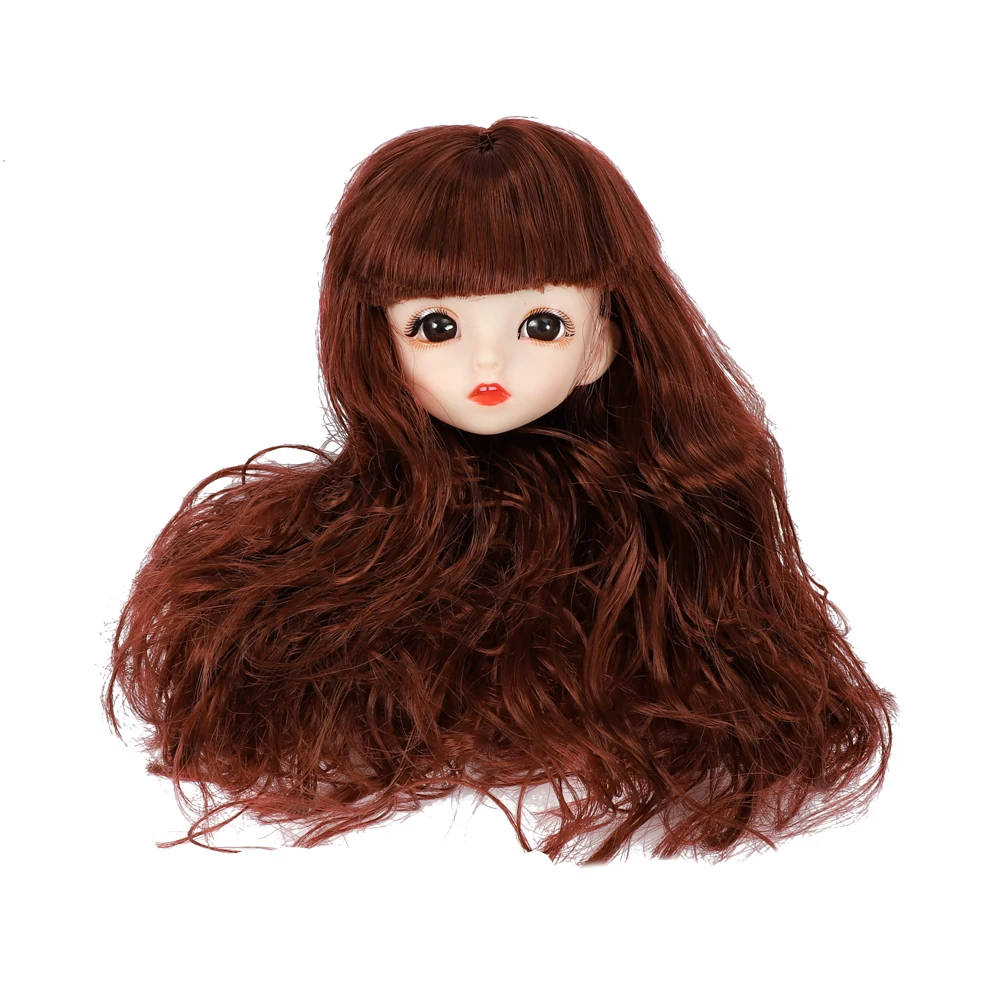 1/6 Blyth BJD Doll Head With Gold Brown Black Hair For 30cm Doll Europe Red DIY Head Wear for ancient doll Accessories Toys
1/6 Blyth BJD Doll Head With Gold Brown Black Hair For 30cm Doll Europe Red DIY Head Wear for ancient doll Accessories Toys