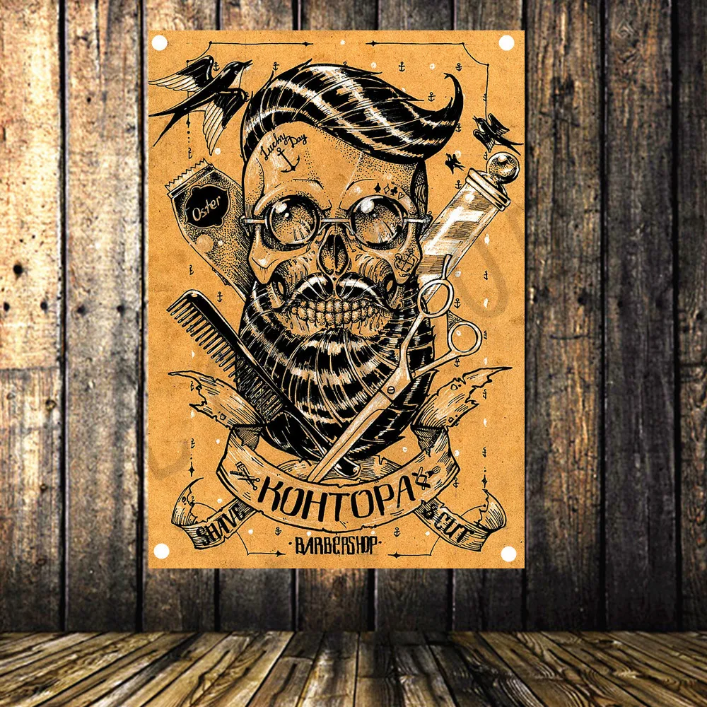 Retro tattoo haircut poster Banner Flag Music Poster Wall Hanging Tapestry Stickers HD Canvas Print Art Barber Shop Home Decor
Retro tattoo haircut poster Banner Flag Music Poster Wall Hanging Tapestry Stickers HD Canvas Print Art Barber Shop Home Decor