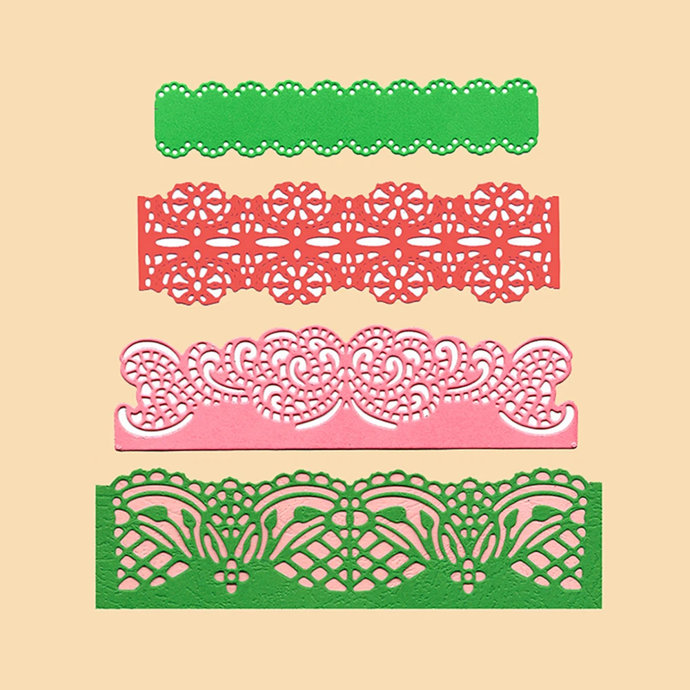 Lace Border Cutting Die For Scrapbooking DIY Clear Stamps And Dies Cutter Album Decor Card Making Stencil Troqueles Paper Craft
Lace Border Cutting Die For Scrapbooking DIY Clear Stamps And Dies Cutter Album Decor Card Making Stencil Troqueles Paper Craft