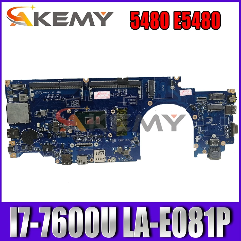 Akemy Brand NEW LA-E081P I7-7600U FOR Dell Latitude E5480 Laptop Motherboard 0M60W CN-08065F 08065F 8065F Mainboard 100% tested
Akemy Brand NEW LA-E081P I7-7600U FOR Dell Latitude E5480 Laptop Motherboard 0M60W CN-08065F 08065F 8065F Mainboard 100% tested