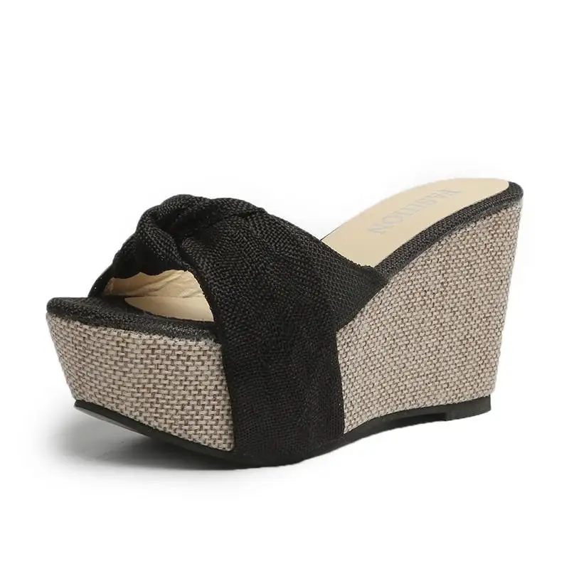 Women Sandals Bowknot Platform Wedges High Heel Summer 2021 Summer New Fashion Peep Toe Casual Fashion Beach Ladies Shoes
Women Sandals Bowknot Platform Wedges High Heel Summer 2021 Summer New Fashion Peep Toe Casual Fashion Beach Ladies Shoes