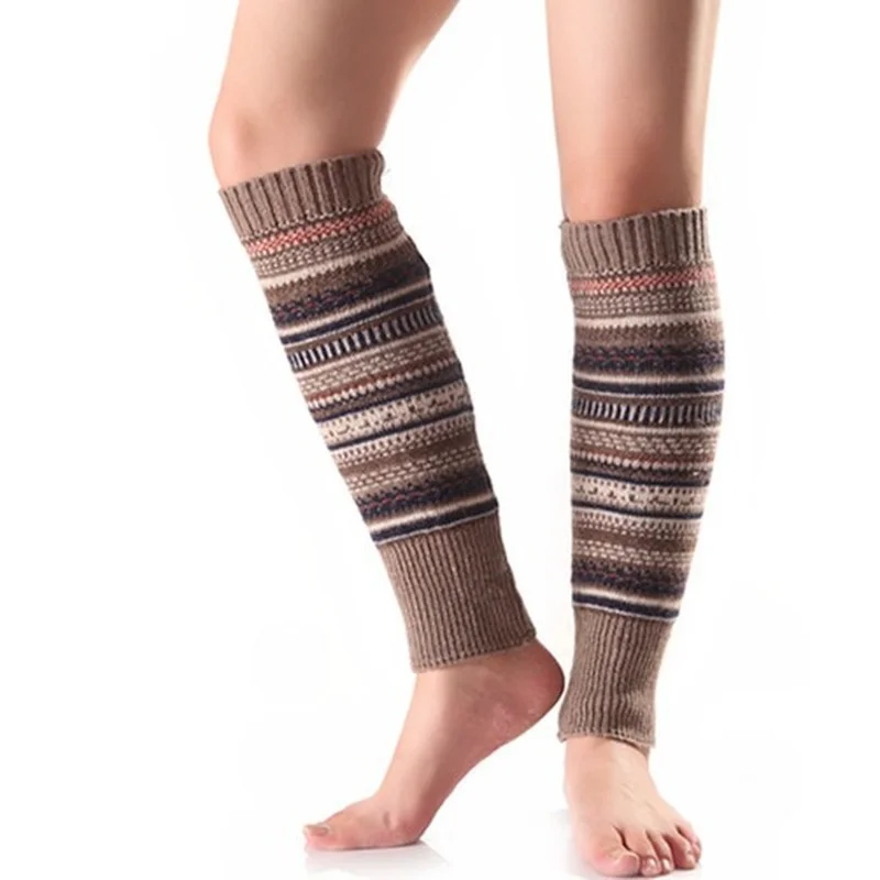 Autumn and winter color matching stripes pile pile socks fluorescent camouflage wool warm leggings knee pads women
Autumn and winter color matching stripes pile pile socks fluorescent camouflage wool warm leggings knee pads women