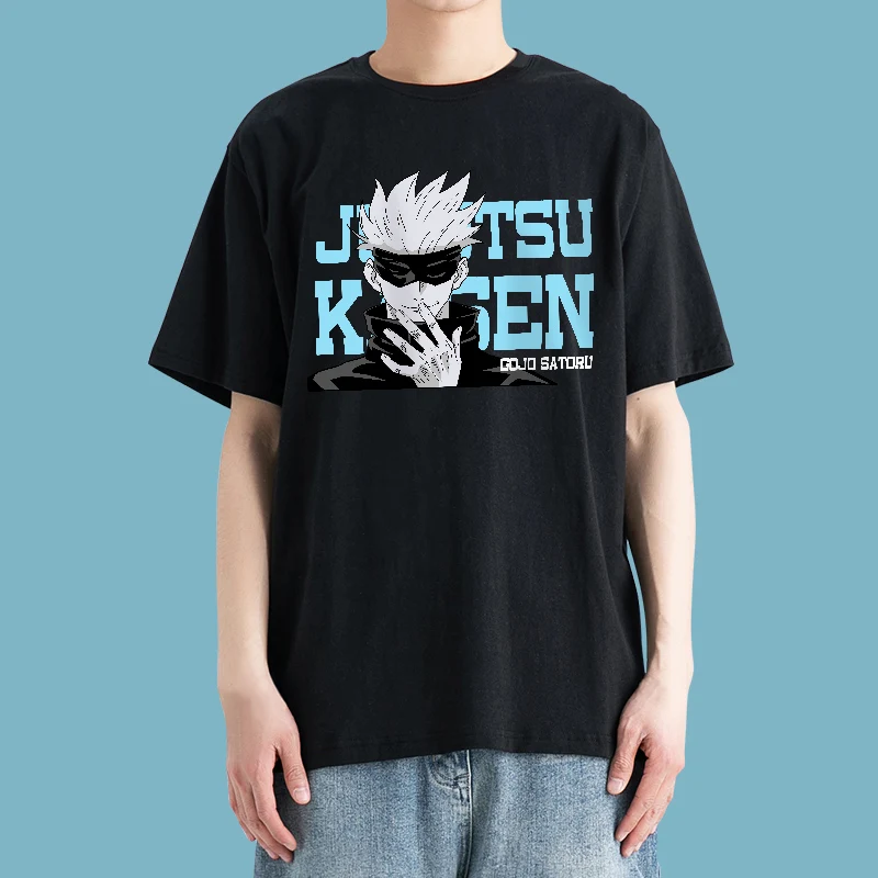 Anime Jujutsu Kaisen Gojo Satoru Loose T-Shirt Summer New Cosplay Men Women Student Casual Tee Fashion Short-Sleeved Tops
Anime Jujutsu Kaisen Gojo Satoru Loose T-Shirt Summer New Cosplay Men Women Student Casual Tee Fashion Short-Sleeved Tops