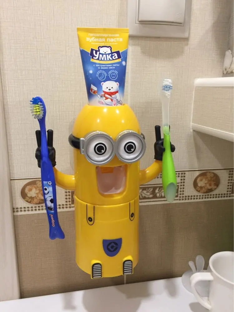 Children's Automatic toothpaste dispenser bathroom accessories Toothpaste Squeezer Toothbrush Tube Squeezer Press Holder
Children's Automatic toothpaste dispenser bathroom accessories Toothpaste Squeezer Toothbrush Tube Squeezer Press Holder