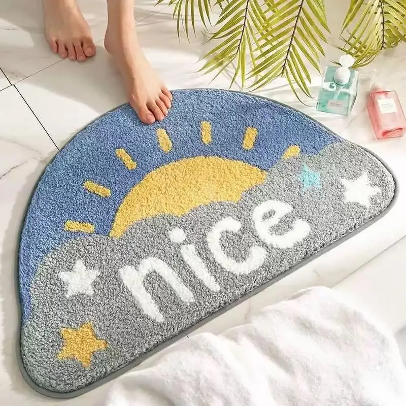 Bathroom Non-Slip Rug Super Soft Plush Floor Mat Home Living Room Area Rug Absorbent Quick-drying Bathroom Doormat Shower Mat
Bathroom Non-Slip Rug Super Soft Plush Floor Mat Home Living Room Area Rug Absorbent Quick-drying Bathroom Doormat Shower Mat