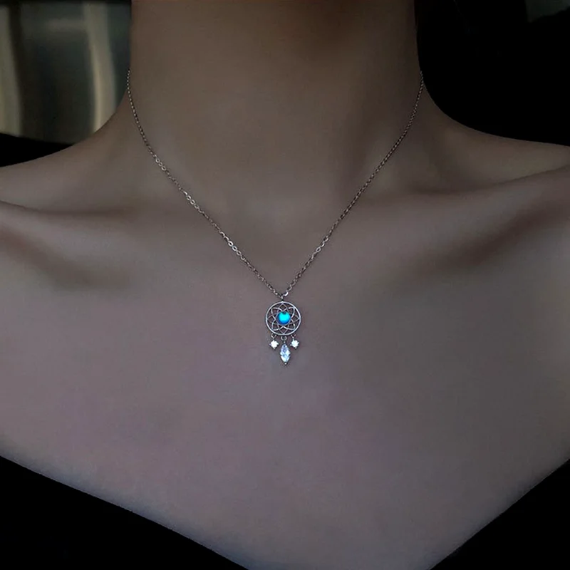925 sterling silver Dream catcher planet necklace temperament fashion sweet simple blue planet Necklaces Party Birthday Jewelry
925 sterling silver Dream catcher planet necklace temperament fashion sweet simple blue planet Necklaces Party Birthday Jewelry