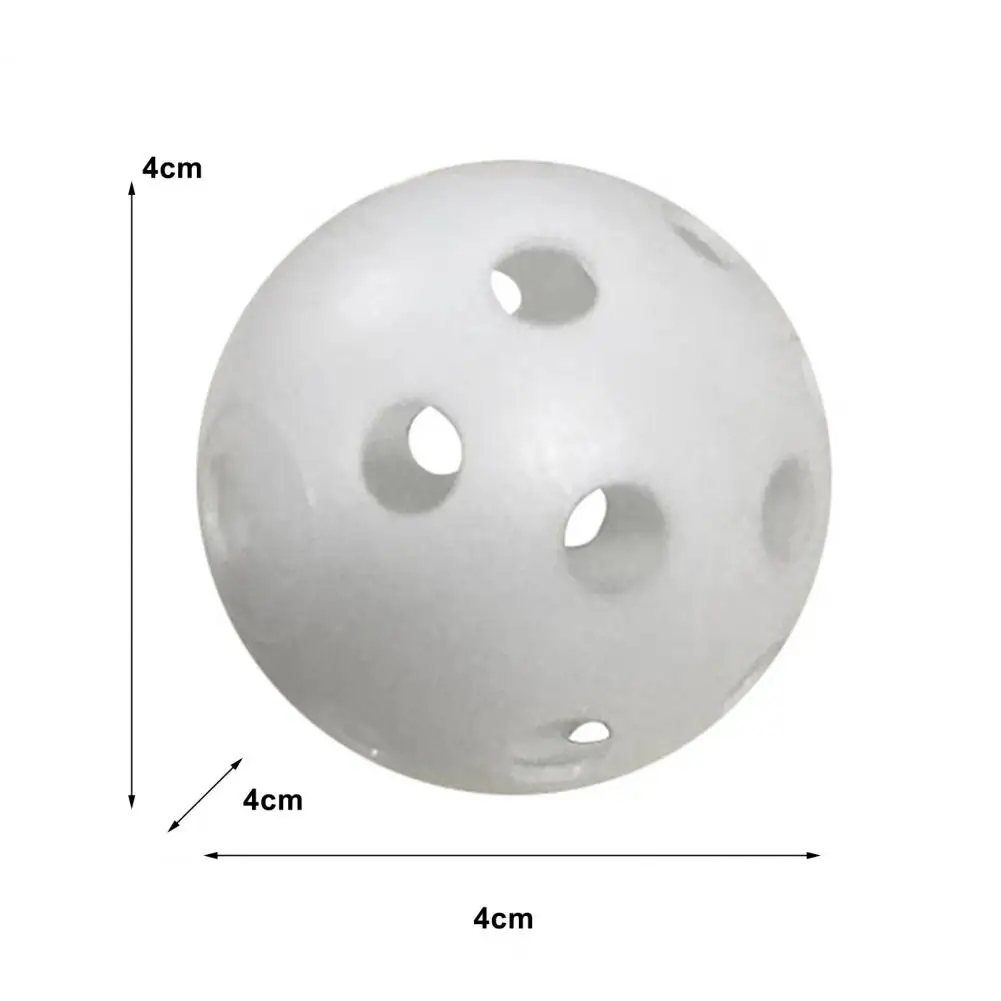 10Pcs Durable Golf Practice Balls Eye-catching Wear-resistant Plastic Multifunctional Hollow Training Balls for Backyard
10Pcs Durable Golf Practice Balls Eye-catching Wear-resistant Plastic Multifunctional Hollow Training Balls for Backyard
