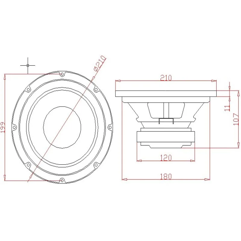 100W 8 Inch Speaker 4~8 Ohm 8 Inch Subwoofer Speaker Full Frequency Enthusiast Speaker Hifi Car Modification DIY Subwoofer
100W 8 Inch Speaker 4~8 Ohm 8 Inch Subwoofer Speaker Full Frequency Enthusiast Speaker Hifi Car Modification DIY Subwoofer