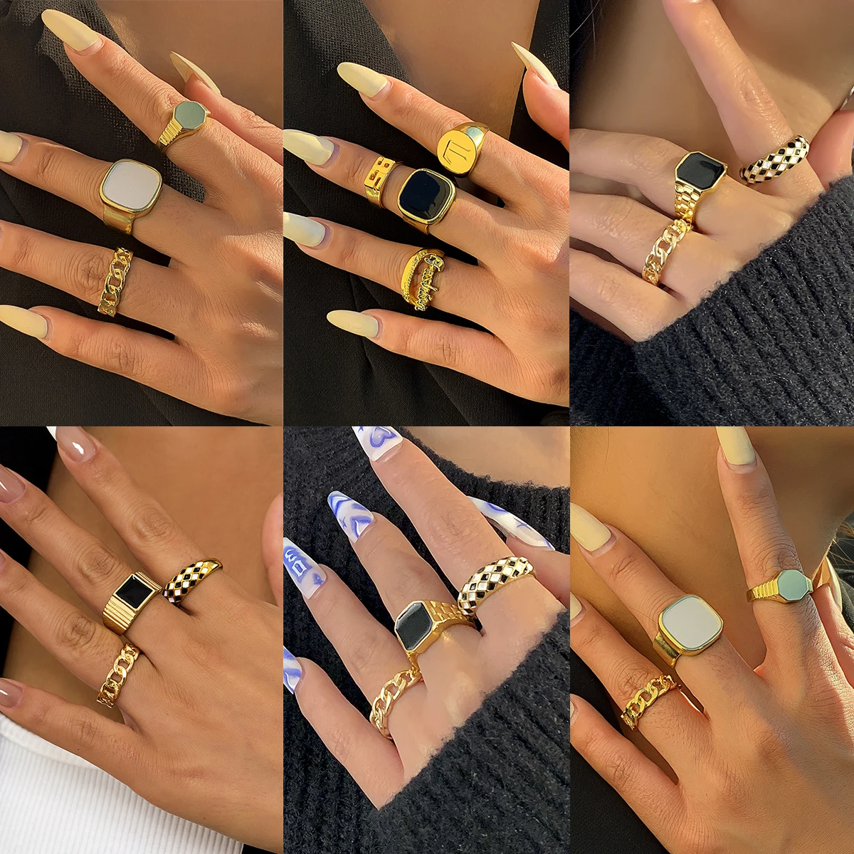 Ingemark 16 Styles Vintage Midi Knuckle Ring Set For Women Crystal Stone Geometric Finger Rings Fashion Boho Jewelry Accessories
Ingemark 16 Styles Vintage Midi Knuckle Ring Set For Women Crystal Stone Geometric Finger Rings Fashion Boho Jewelry Accessories