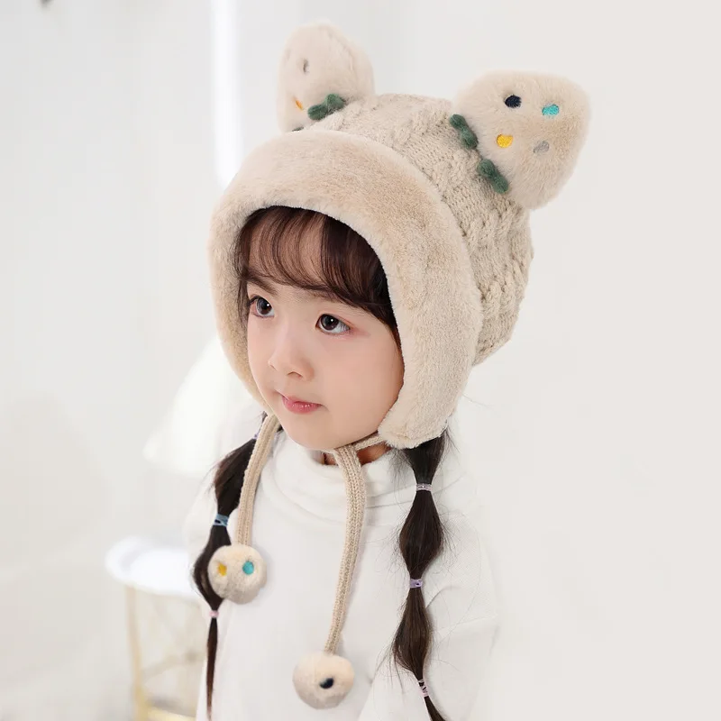 Children's Hats And Scarves Two-piece Suit Cute Baby Warm Hat Medium And Big Kids Wool Plus Velvet Earmuffs
Children's Hats And Scarves Two-piece Suit Cute Baby Warm Hat Medium And Big Kids Wool Plus Velvet Earmuffs