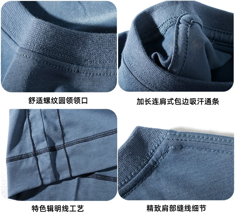 2021 Summer New Short-sleeved Mercerized Cotton Pocket T-shirt Men's Simple Cool Feeling Raglan Sleeve Washed Casual Loose Tops
2021 Summer New Short-sleeved Mercerized Cotton Pocket T-shirt Men's Simple Cool Feeling Raglan Sleeve Washed Casual Loose Tops