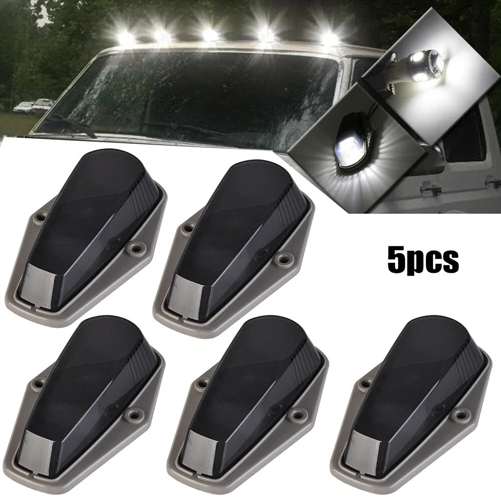 5pcs Marker Roof Light T10 6500K LED Smoke Cab Marker Roof Light Assembly Kit For Ford F150 F250 F350 80-97 White Cab Roof Light
5pcs Marker Roof Light T10 6500K LED Smoke Cab Marker Roof Light Assembly Kit For Ford F150 F250 F350 80-97 White Cab Roof Light
