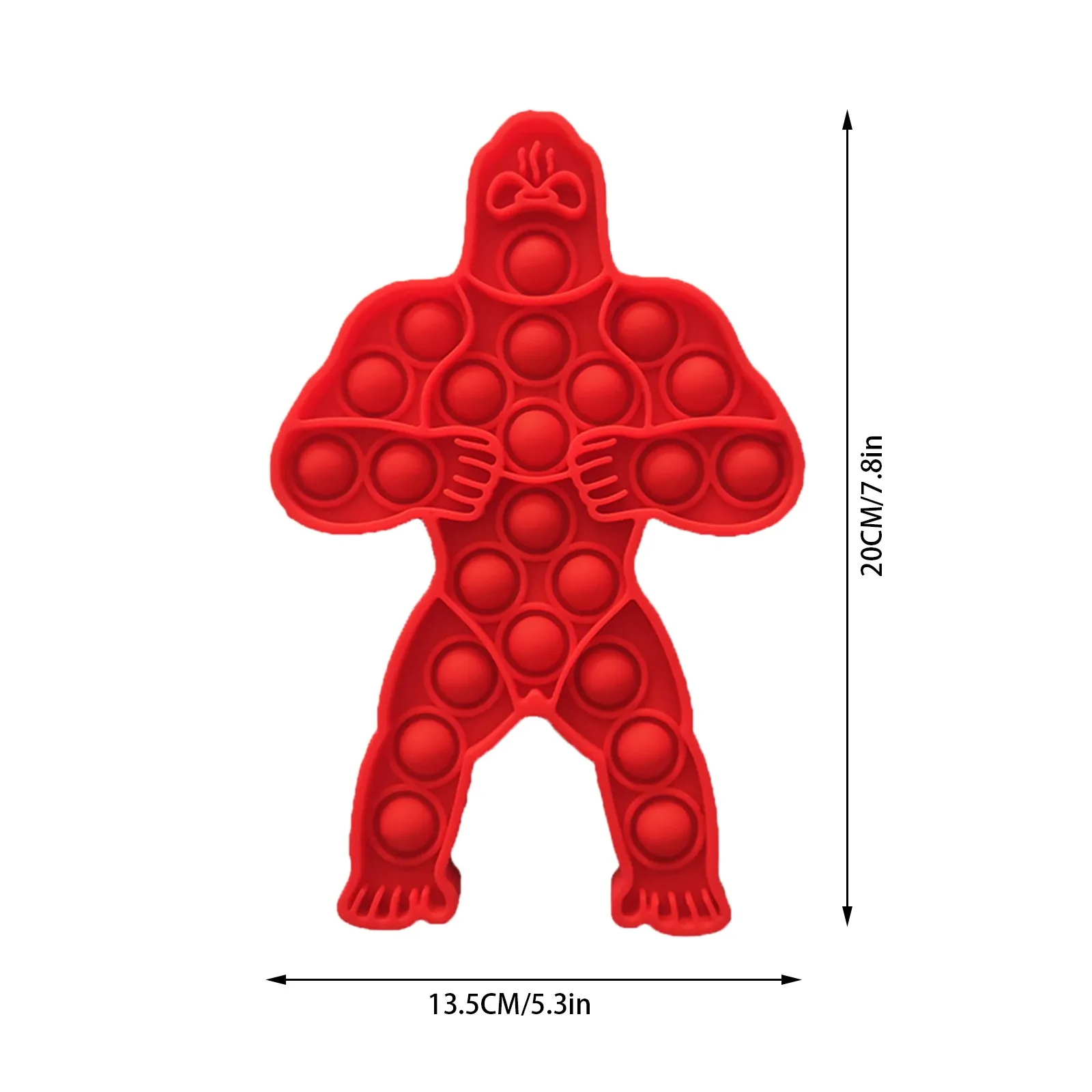Silicone Push Bubble Gorilla Sensory Fidget Toys for Autism Stress Relievers Fidget Anxiety Relief Funny Toys for Adult Child
Silicone Push Bubble Gorilla Sensory Fidget Toys for Autism Stress Relievers Fidget Anxiety Relief Funny Toys for Adult Child