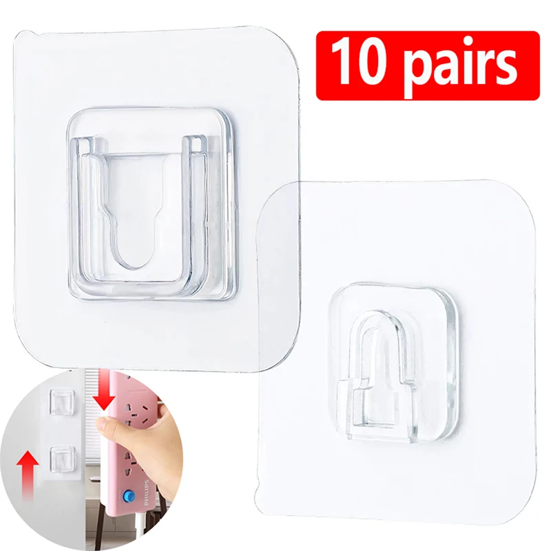 5/10 Pairs Double-Sided Adhesive Wall Hook Hanger Strong Transparent Wall Storage Sucker For Kitchen Bedroom Bathroom Hooks
5/10 Pairs Double-Sided Adhesive Wall Hook Hanger Strong Transparent Wall Storage Sucker For Kitchen Bedroom Bathroom Hooks