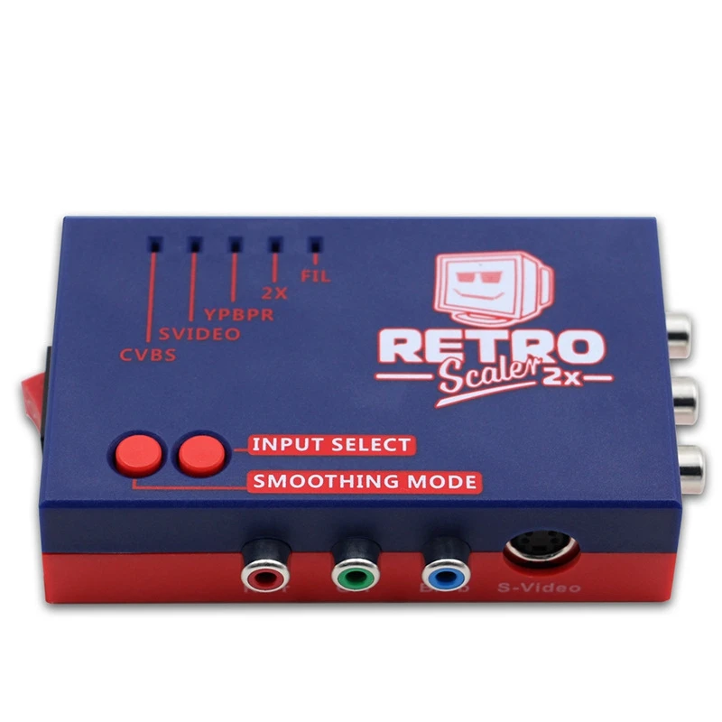 for Retroscaler2X AV to HDMI Converter and Line-Doubler for Retro Game Consoles Ps2/N64/Nes/Sega /Saturn/Md1/Md2
for Retroscaler2X AV to HDMI Converter and Line-Doubler for Retro Game Consoles Ps2/N64/Nes/Sega /Saturn/Md1/Md2