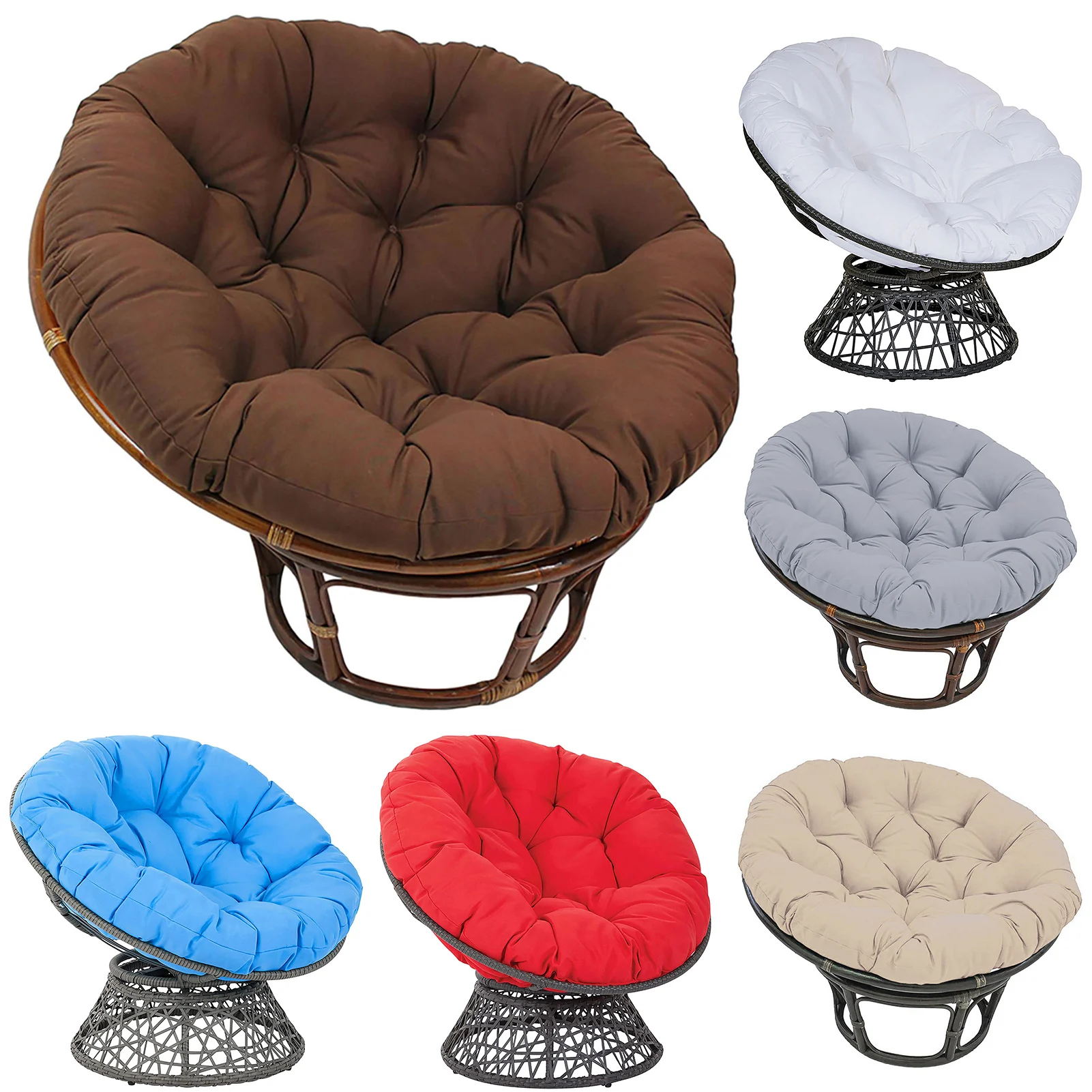 Swing Chair Cushion Hanging Basket Thick Soft Pad Outdoor Garden Indoor Balcony Rocking Chair Seat Mat
Swing Chair Cushion Hanging Basket Thick Soft Pad Outdoor Garden Indoor Balcony Rocking Chair Seat Mat