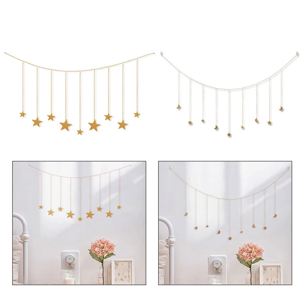 Wooden Moon Shining Phase Garland Decoration Chains Gold Wall Hanging Ornaments Convenient Apartment Background Wall Decoratio
Wooden Moon Shining Phase Garland Decoration Chains Gold Wall Hanging Ornaments Convenient Apartment Background Wall Decoratio
