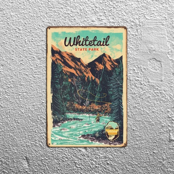 Новый Винтажный металлический жестяной знак Whitetail State Park наружный уличный гараж и домашний бар Настенный декор для отеля 12x8 дюймов
Новый Винтажный металлический жестяной знак Whitetail State Park наружный уличный гараж и домашний бар Настенный декор для отеля 12x8 дюймов