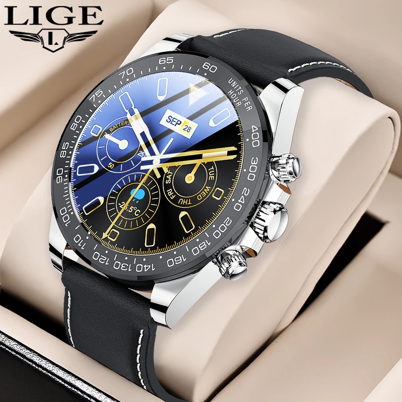 LIGE Luxury Smart Watch Full Touch Color Screen Sport Fitness Watches IP68 Waterproof Bluetooth Call Smartwatch For Android ios
LIGE Luxury Smart Watch Full Touch Color Screen Sport Fitness Watches IP68 Waterproof Bluetooth Call Smartwatch For Android ios