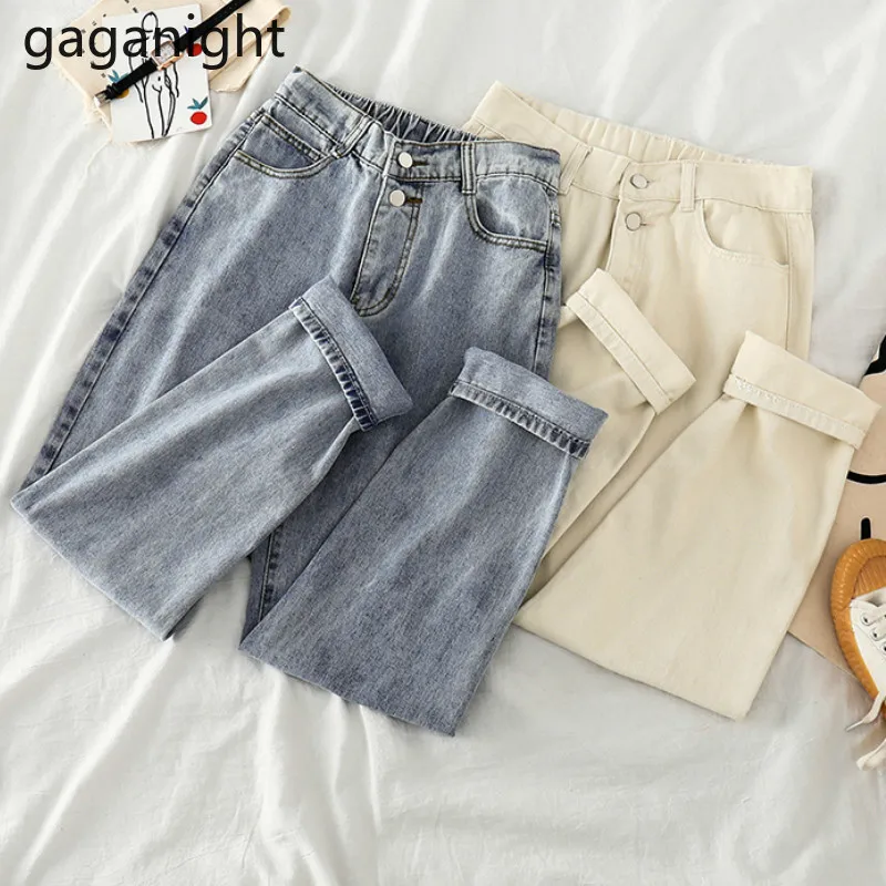 Gaganight Fashion Women Jeans Trousers Casual Plus Size Lady Wide Leg Pants Solid High Waist Vintage Washed Denim Pantalon 2020
Gaganight Fashion Women Jeans Trousers Casual Plus Size Lady Wide Leg Pants Solid High Waist Vintage Washed Denim Pantalon 2020