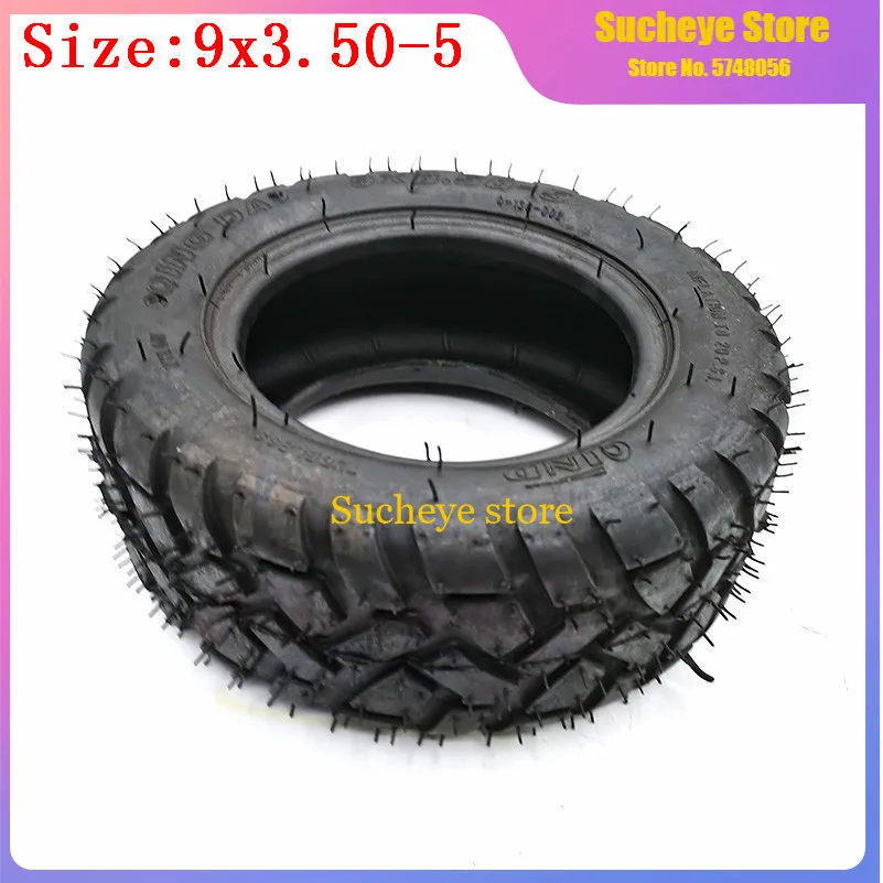 New 9x3.50-5 Vacuum tyre Tubeless Tire 9 Inch Wear-resisting Tyre for Electric Skateboard Scooter, Snow Sweepe wheel Parts
New 9x3.50-5 Vacuum tyre Tubeless Tire 9 Inch Wear-resisting Tyre for Electric Skateboard Scooter, Snow Sweepe wheel Parts
