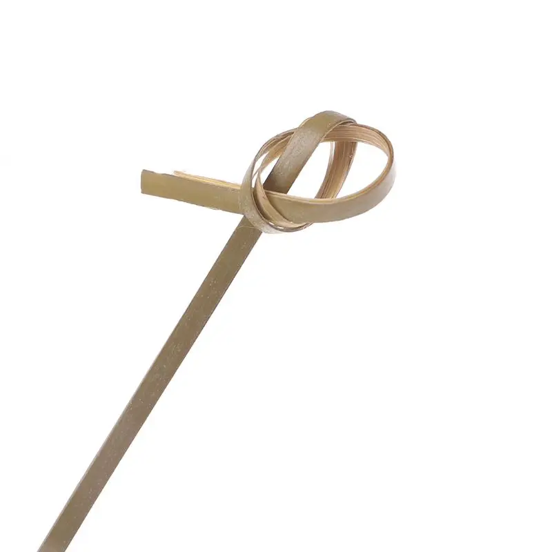 100Pcs Disposable Bamboo Tie Knotted Skewers Twisted Ends Cocktail Food Fruit Picks Fork Sticks Buffet Cupcake Toppers Wedding
100Pcs Disposable Bamboo Tie Knotted Skewers Twisted Ends Cocktail Food Fruit Picks Fork Sticks Buffet Cupcake Toppers Wedding