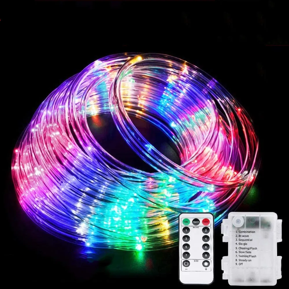 5M 10M 20M Led Tube Fairy Lights Remote USB Battery Powered 50Leds 100Leds 200Leds Garland Waterproof PVC String Lamp
5M 10M 20M Led Tube Fairy Lights Remote USB Battery Powered 50Leds 100Leds 200Leds Garland Waterproof PVC String Lamp
