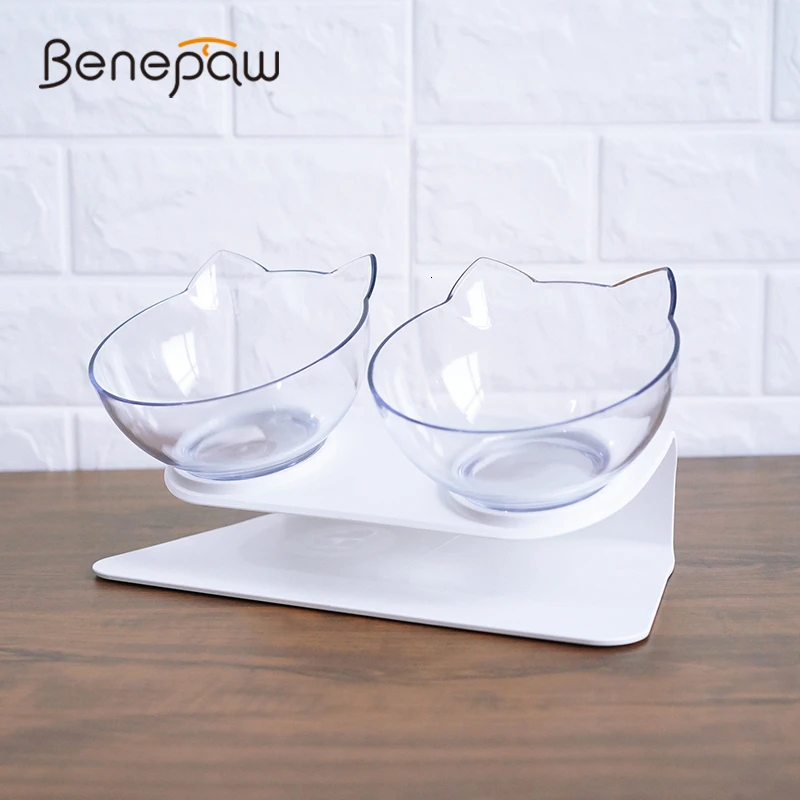 Benepaw Nontoxic Double Cat Bowl Cervical Spine Protection Removable Food Water Kitten Pet Feeding Bowl With Raised Stand
Benepaw Nontoxic Double Cat Bowl Cervical Spine Protection Removable Food Water Kitten Pet Feeding Bowl With Raised Stand