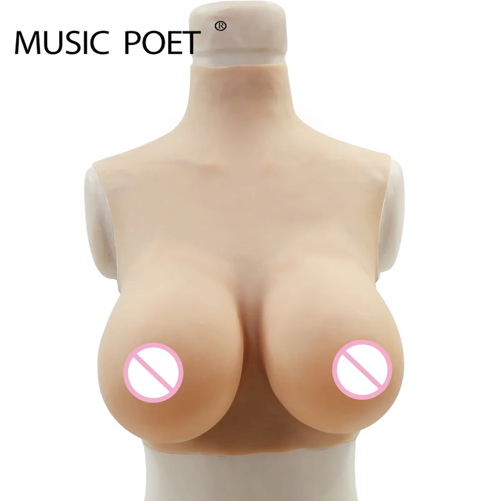 TOP transgender crossdresser artificial silicone fake breast forms H Cup male to female Realistic crossdressing False Boob | Дом и