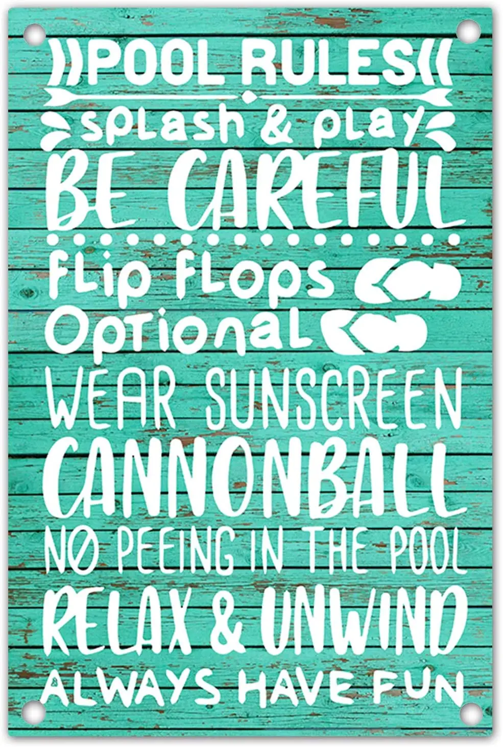 akeke Pool Rules Funny Retro Metal Sign Decorate, Use Indoor/Outdoor Wall Decor, Swimming Pool Sign
akeke Pool Rules Funny Retro Metal Sign Decorate, Use Indoor/Outdoor Wall Decor, Swimming Pool Sign