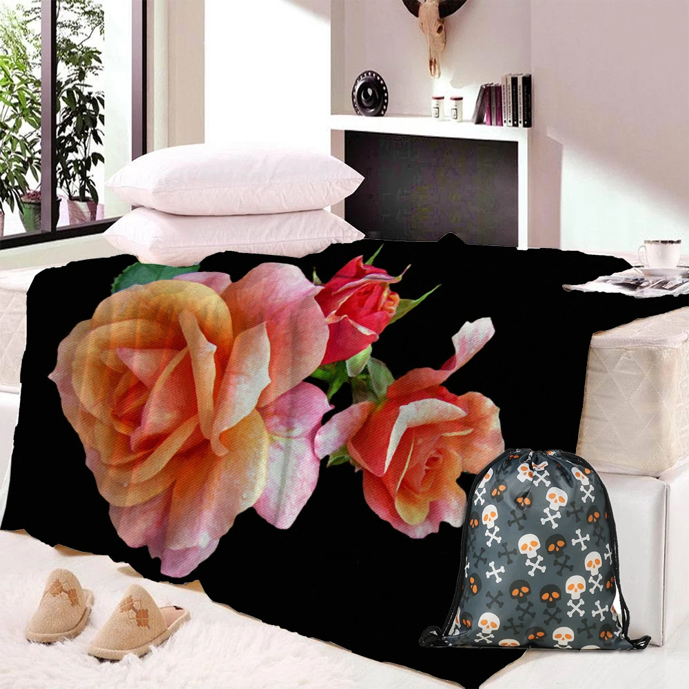 3D Flowers Rose Printing Fleece Blanket Black Fleece Blanket for Kids Adults on Bed Sofa Bedding
3D Flowers Rose Printing Fleece Blanket Black Fleece Blanket for Kids Adults on Bed Sofa Bedding