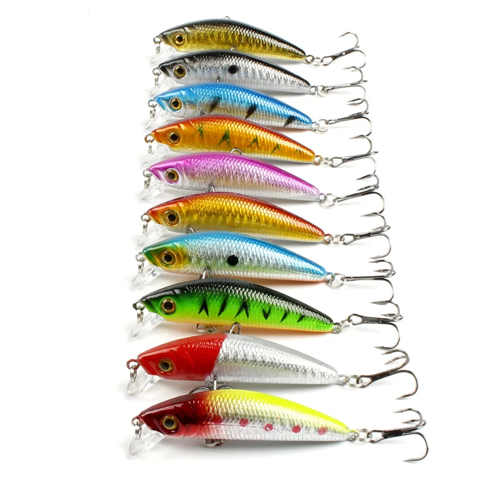 7cm/8g Minnow Sinking Fishing Lure Wobbler Trout Crank Artificial Hard Bait Crankbait Freshwater Tackle carp bait
7cm/8g Minnow Sinking Fishing Lure Wobbler Trout Crank Artificial Hard Bait Crankbait Freshwater Tackle carp bait