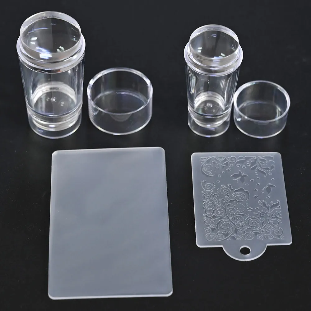 2 Styles French Nail Seal Stamper With Scraper Polished Double-Headed Silicone Round Jelly Shape Transparent Drawing Tool
2 Styles French Nail Seal Stamper With Scraper Polished Double-Headed Silicone Round Jelly Shape Transparent Drawing Tool