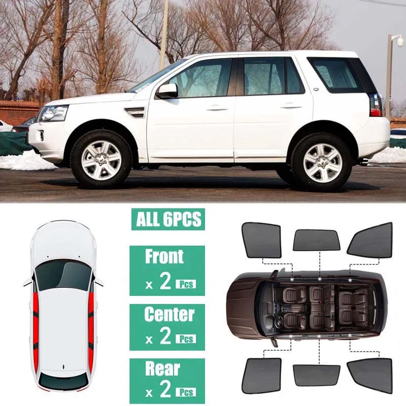 Магнитный солнцезащитный козырек для Land Rover Freelander 2 2007 2015|Занавески боковых окон| |