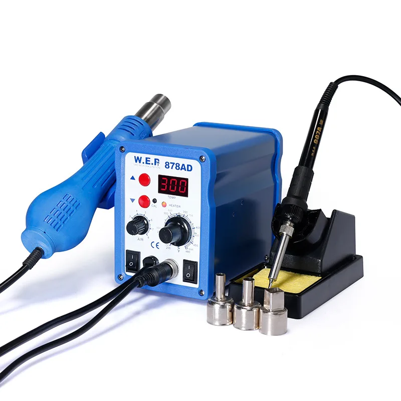 WEP-878ADLED Digital Display Two-in-One Hot Air Disassembling and Welding Station
WEP-878ADLED Digital Display Two-in-One Hot Air Disassembling and Welding Station