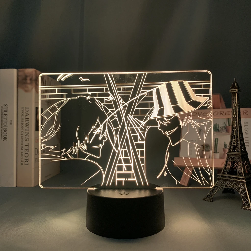 Anime 3d Lamp Bleach Urahara Vs Aizen Capitulo for Room Decor Birthday Gift Battery Powered Anime Gadget Bleach Led Light Manga
Anime 3d Lamp Bleach Urahara Vs Aizen Capitulo for Room Decor Birthday Gift Battery Powered Anime Gadget Bleach Led Light Manga