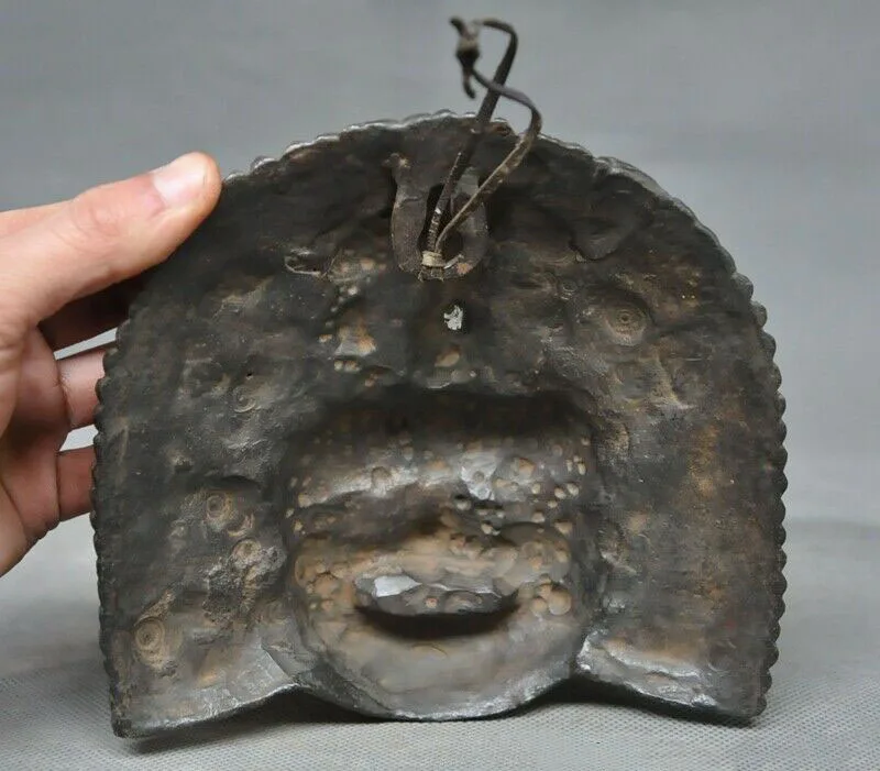 wedding decoration 6" Tibetan bronze Mahakala Dorje Wrathful Deity Buddha face Wall hanging statue
wedding decoration 6" Tibetan bronze Mahakala Dorje Wrathful Deity Buddha face Wall hanging statue