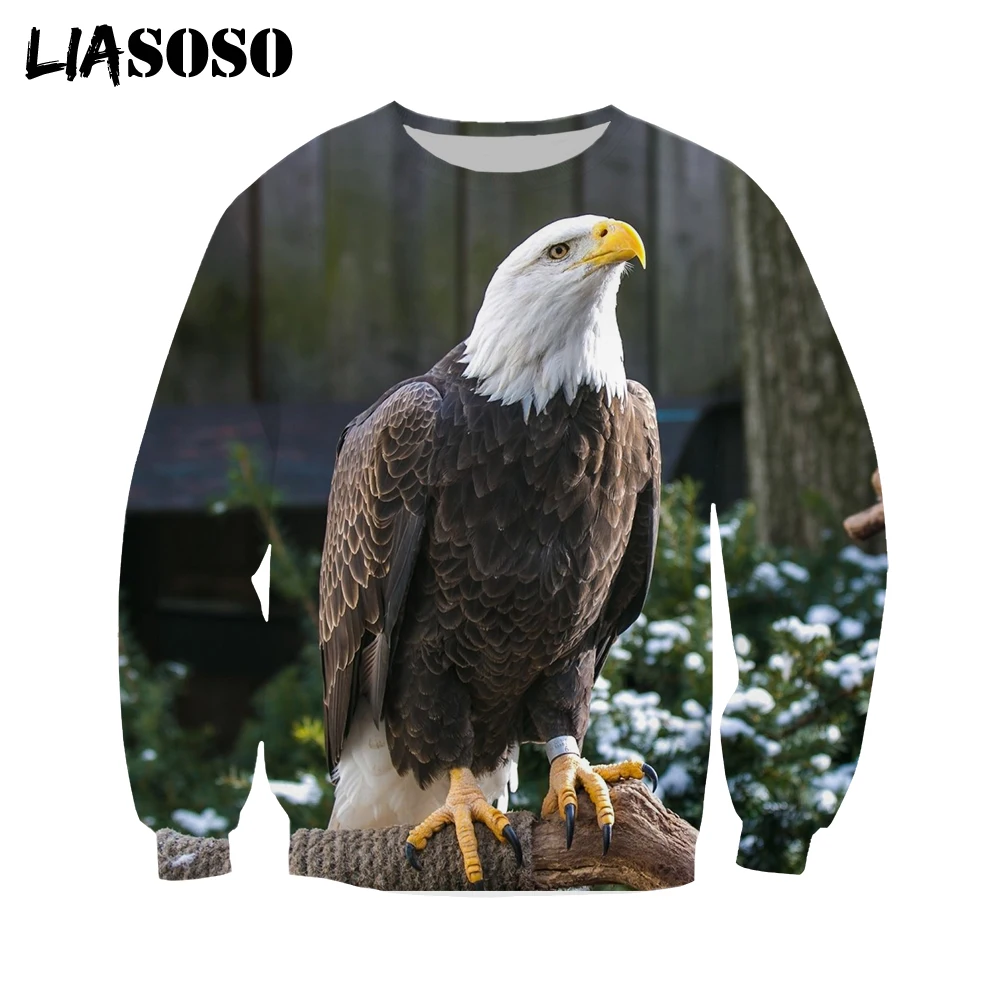 LIASOSO NEW 3D Print Animal Eagle Hoodie Men Women Autumn Winter Casual Hip Hop Long Sleeve Sweatshirt Harajuku Pullover Tops
LIASOSO NEW 3D Print Animal Eagle Hoodie Men Women Autumn Winter Casual Hip Hop Long Sleeve Sweatshirt Harajuku Pullover Tops