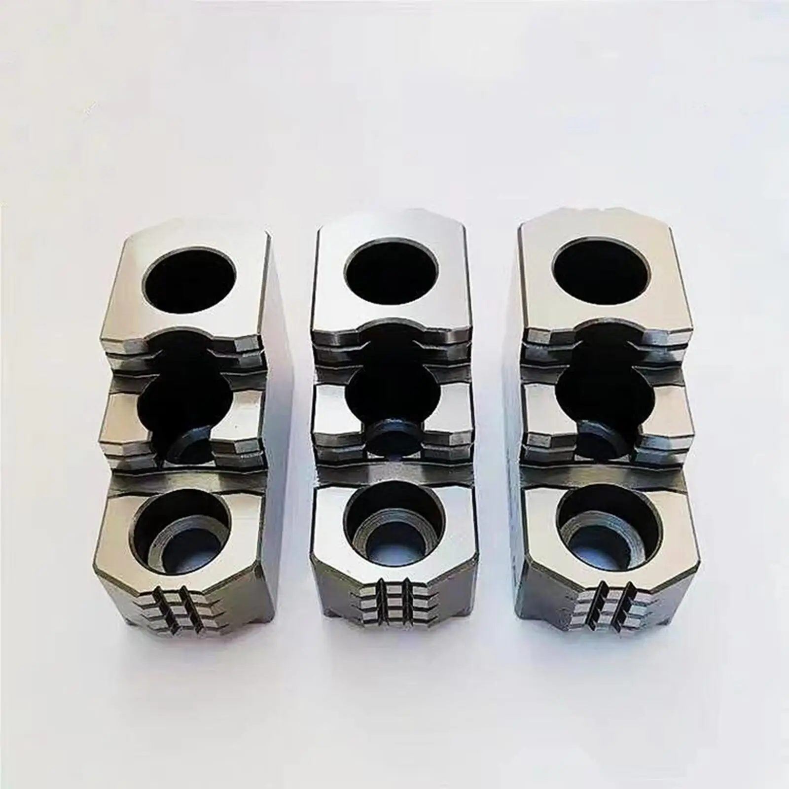 Hydraulic chuck Oil pressure Hard claw 5 6 8 10 inch cão standard hydraulic jaws 3 For mechanical CNC lathe | Инструменты