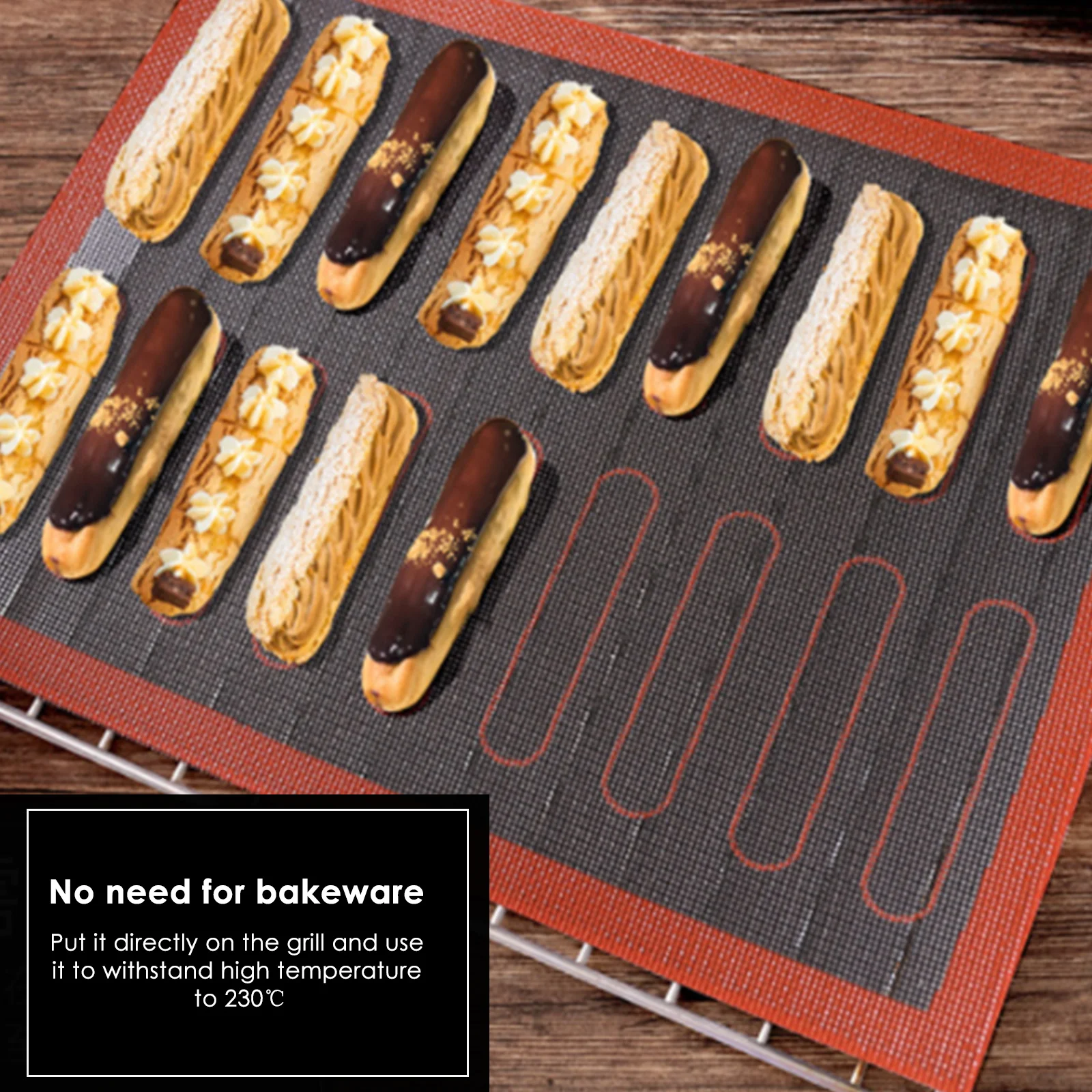 VOGVIGO Non Stick Baking Mat Oven Sheet Liner For Cookie /Bread/ /Biscuits/Puff/Eclair Perforated Silicone Pastry Tool
VOGVIGO Non Stick Baking Mat Oven Sheet Liner For Cookie /Bread/ /Biscuits/Puff/Eclair Perforated Silicone Pastry Tool