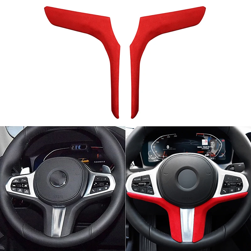 2PCS Car Accessories Interior Steering Wheel Decoration Cover Trim Stickers for BMW 3 Series G20 G28 325i 2019-2021 Styling
2PCS Car Accessories Interior Steering Wheel Decoration Cover Trim Stickers for BMW 3 Series G20 G28 325i 2019-2021 Styling