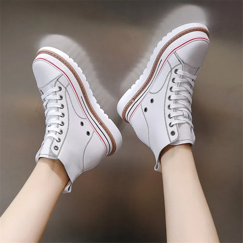 High Top Sneakers Women Platform Shoes Ladies White Shoes Lace Up Sneaker Chaussures Femme Zapatillas Mujer Casual Shoes Woman
High Top Sneakers Women Platform Shoes Ladies White Shoes Lace Up Sneaker Chaussures Femme Zapatillas Mujer Casual Shoes Woman