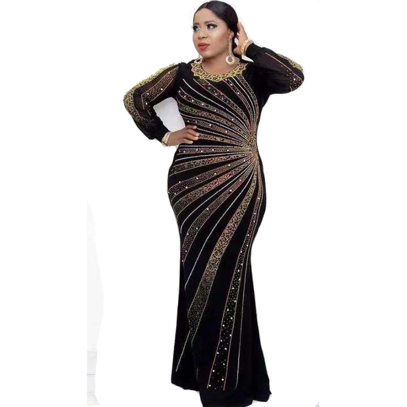 Muslim Euramerican Africa Beautiful Women's Dress Noble Temperament Dress Fashionable Diamond Robe
Muslim Euramerican Africa Beautiful Women's Dress Noble Temperament Dress Fashionable Diamond Robe