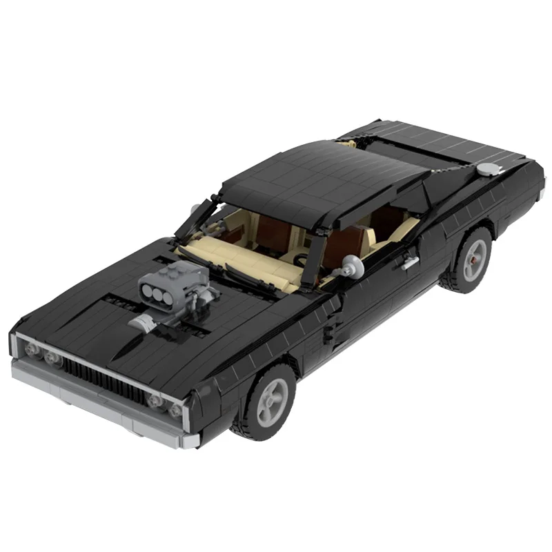 MOC Dom's Dodged Charger Technology Super Car 42111 Building Blocks Set Kids Toys for Children Gift Bricks
MOC Dom's Dodged Charger Technology Super Car 42111 Building Blocks Set Kids Toys for Children Gift Bricks