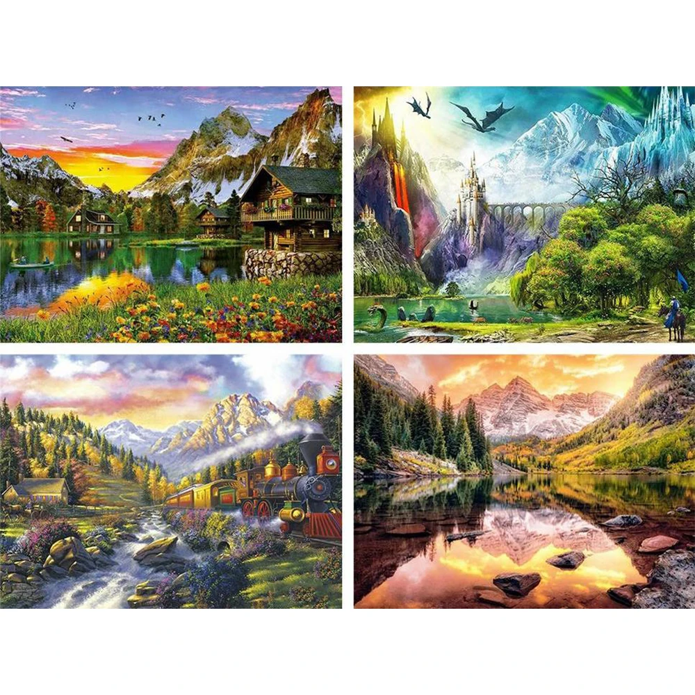 KAMY YI Diamond Painting Handmade Art Landscape Cross Stitch Waterfall Mosaic Scenery Home Decoration Scenery Gift
KAMY YI Diamond Painting Handmade Art Landscape Cross Stitch Waterfall Mosaic Scenery Home Decoration Scenery Gift