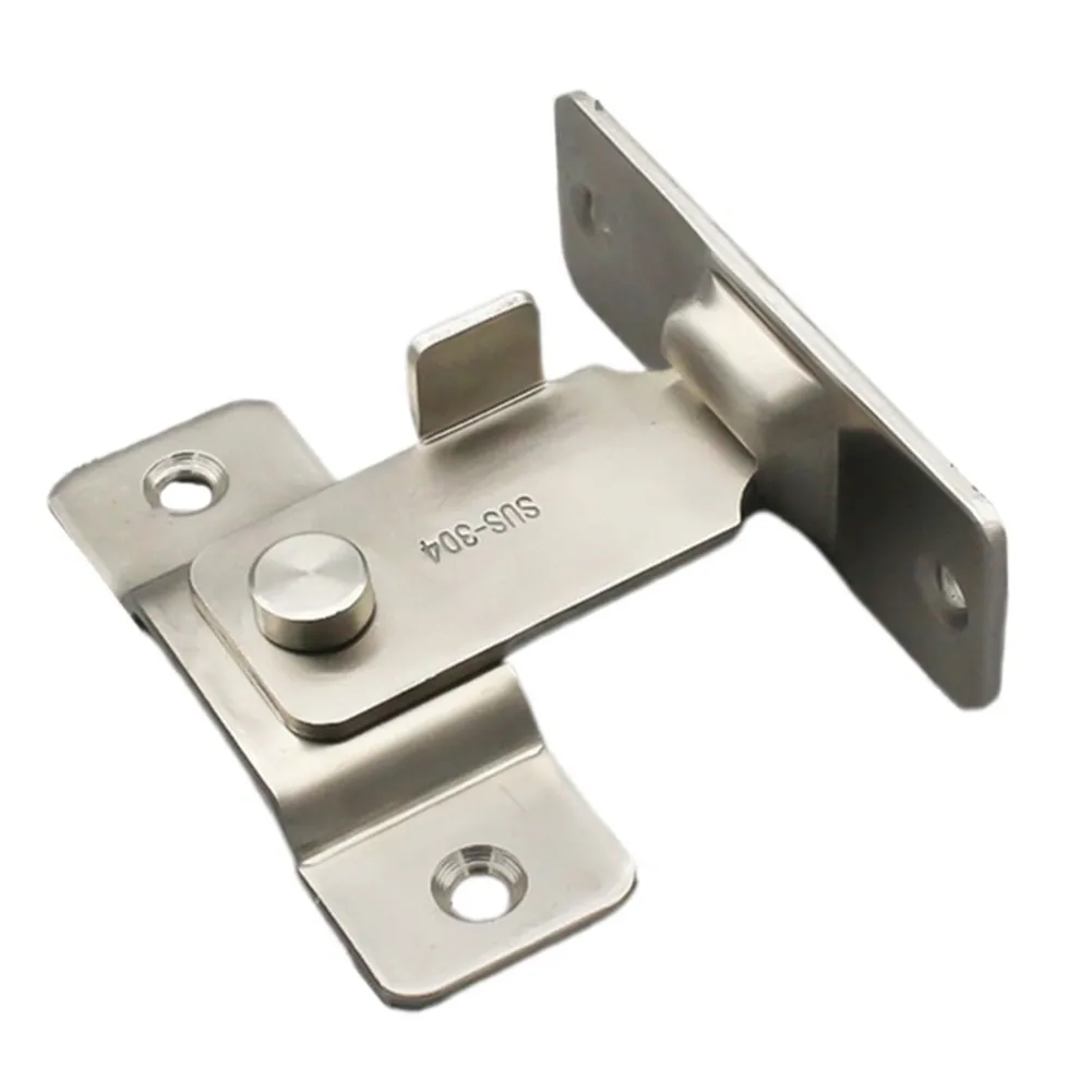 Stainless Steel Door Latch 90 Degree Door Buckle Security Sliding Chain Locks Home Improvement Door Hardware
Stainless Steel Door Latch 90 Degree Door Buckle Security Sliding Chain Locks Home Improvement Door Hardware