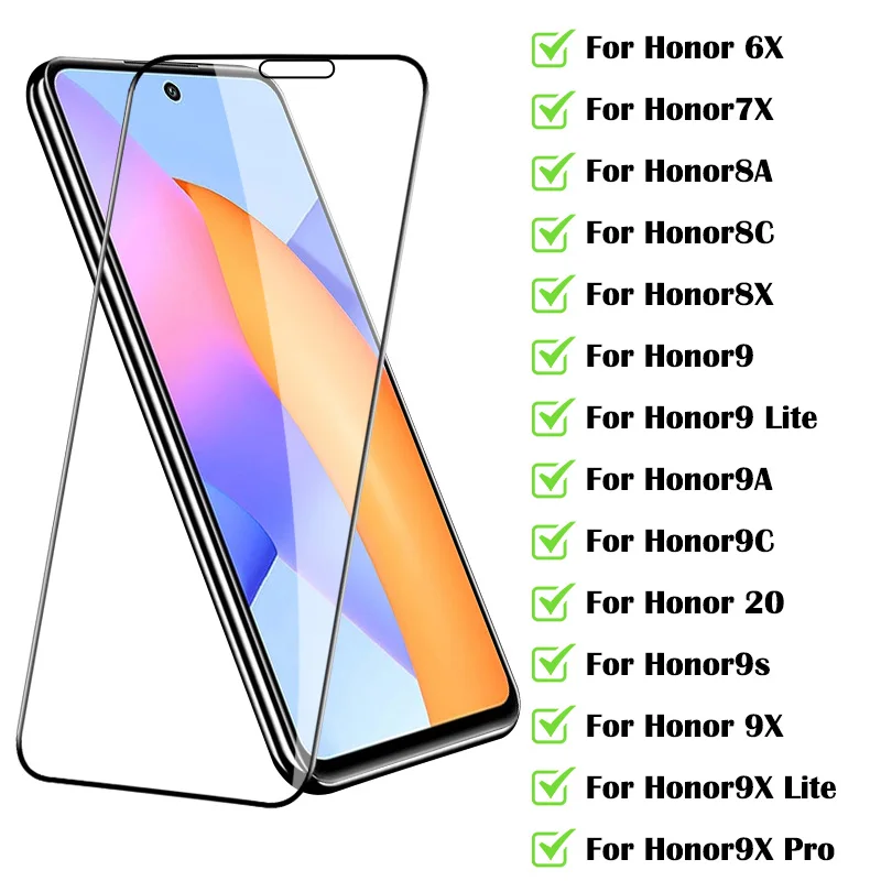 9D Full Protective Glass For Huawei Honor 20 Tempered Glass Honor 9X 8A 8X 8C 9 Lite 9A 9C 20 9s 6X 7X Pro v9 Screen Protector
9D Full Protective Glass For Huawei Honor 20 Tempered Glass Honor 9X 8A 8X 8C 9 Lite 9A 9C 20 9s 6X 7X Pro v9 Screen Protector