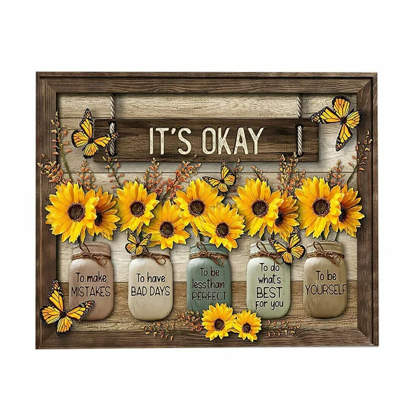 Butterfly Sunflower Wall Art Painting Creative Framed Ornament for Home Living Room Bedroom Decoration 2020ing
Butterfly Sunflower Wall Art Painting Creative Framed Ornament for Home Living Room Bedroom Decoration 2020ing