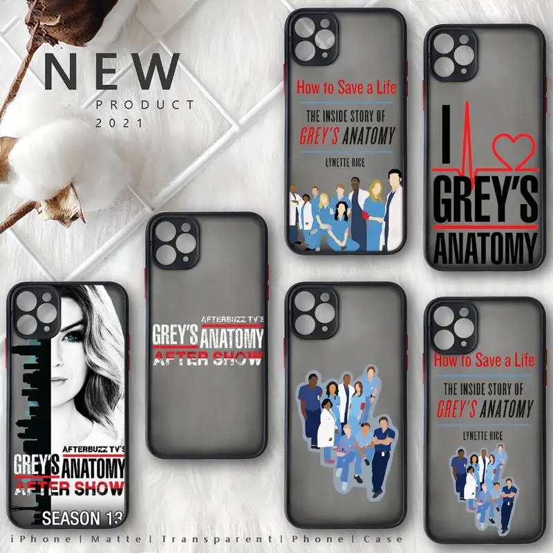 greys anatomy Phone Case For iphone 12 11 8 7 plus mini x xs xr pro max matte transparent cover
greys anatomy Phone Case For iphone 12 11 8 7 plus mini x xs xr pro max matte transparent cover